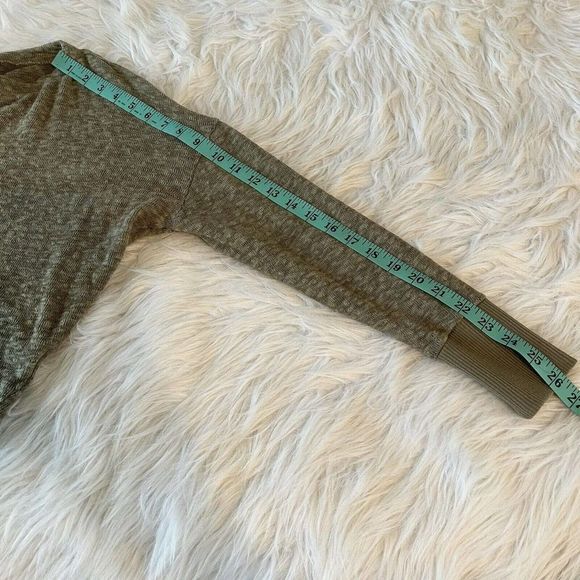 Anthropologie Temecula Sweater Pullover Long Sleeve Knit Shirt Size Small Green - Picture 10 of 10
